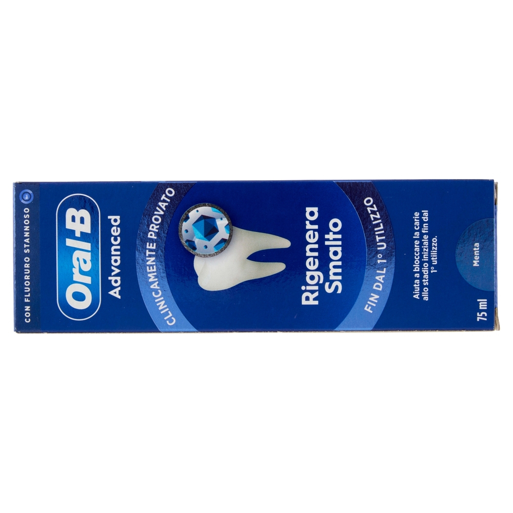 Oral-B Advanced Dentifricio Rigenera Smalto Menta 75 ml